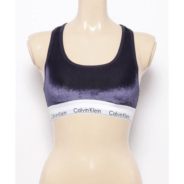 Calvin Klein(カルバンクライン)のCALVIN KLEIN UNDERWEAR レーサーバック ブラレット 青 M レディースの下着/アンダーウェア(ブラ)の商品写真