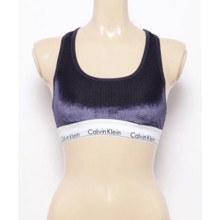 カルバンクライン(Calvin Klein)のCALVIN KLEIN UNDERWEAR レーサーバック ブラレット 青 M(ブラ)