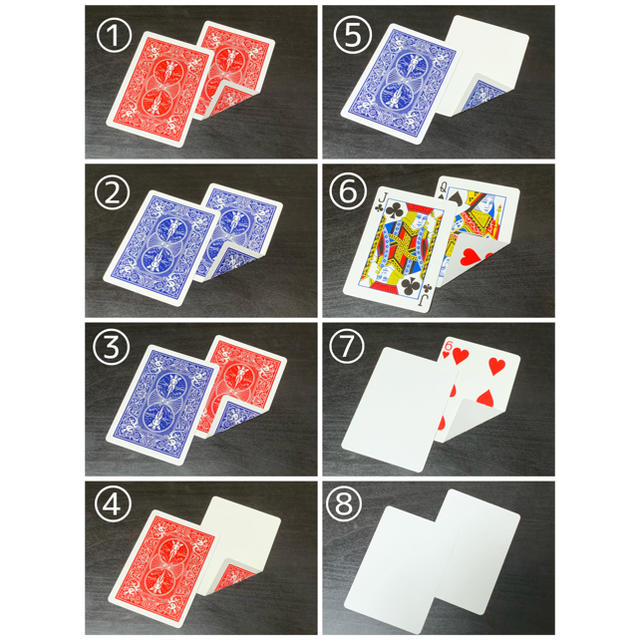 計6枚！！ダブルバックカード・ブランクフェイスカード エンタメ/ホビーのテーブルゲーム/ホビー(トランプ/UNO)の商品写真