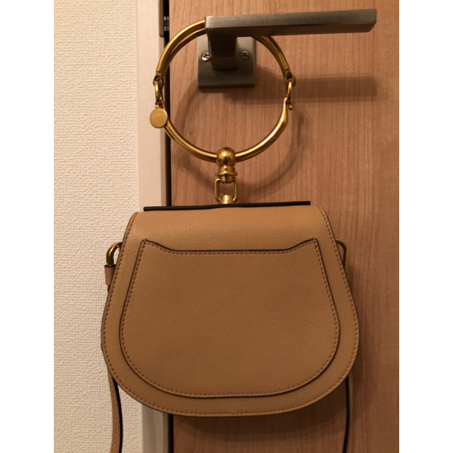 Chloe(クロエ)のChloe スモールブレスレットバッグ　レザー&スエードバッグ レディースのバッグ(ハンドバッグ)の商品写真