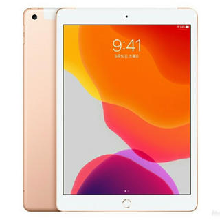 アイパッド(iPad)のipad　第7世代　10.2 2019　128GB ゴールド　Wi-Fiモデル(タブレット)