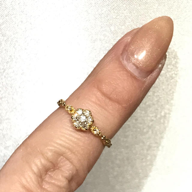 K18   0.17ct ダイヤリング