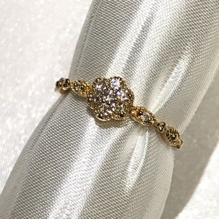 K18   0.17ct ダイヤリング(リング(指輪))