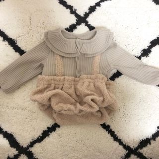 ベビーギャップ(babyGAP)の美品♡バースデイ♡ロンパース♡80サイズ(ロンパース)