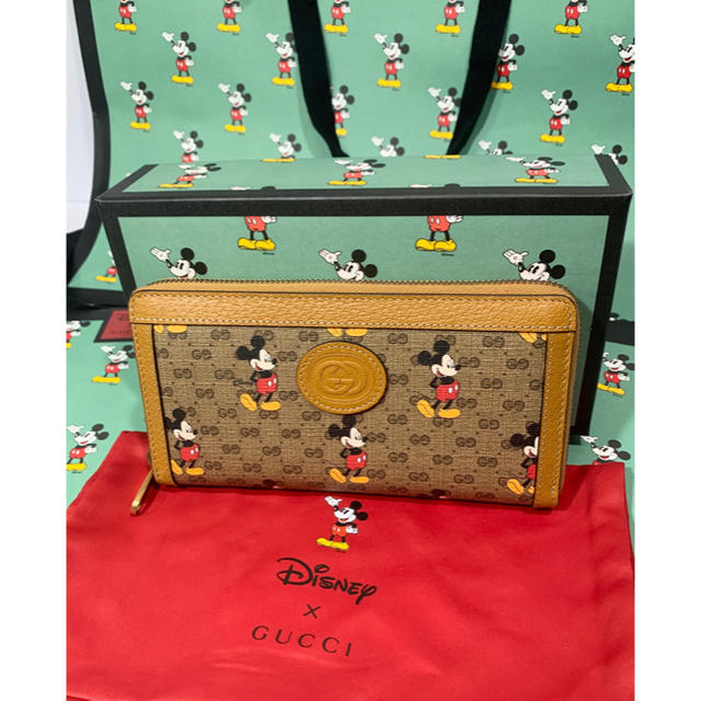 Gucci - 国内正規品☆グッチ×ディズニー ミニGGスプリームジッピー