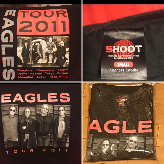 EAGLES イーグルス ライブ  Tシャツ