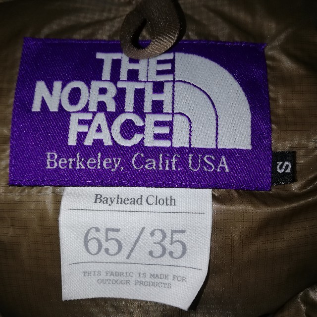 THE NORTH FACE(ザノースフェイス)のTHE NORTH FACE ノースフェイス パープルレーベル ダウンベスト メンズのジャケット/アウター(ダウンベスト)の商品写真