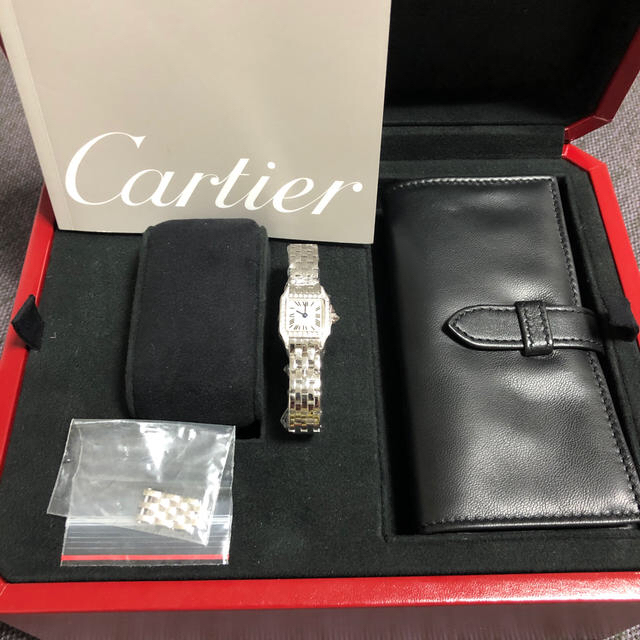 Cartier(カルティエ)のカルティエ　中古　美品　ミニサントスドゥモアゼル レディースのファッション小物(腕時計)の商品写真