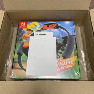 ニンテンドースイッチ(Nintendo Switch)の新品未開封品　リングフィットアドベンチャー　Switch(家庭用ゲームソフト)