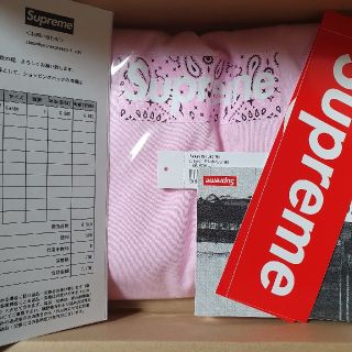 シュプリーム(Supreme)のsupreme bandana box logo tee light pink(Tシャツ/カットソー(半袖/袖なし))