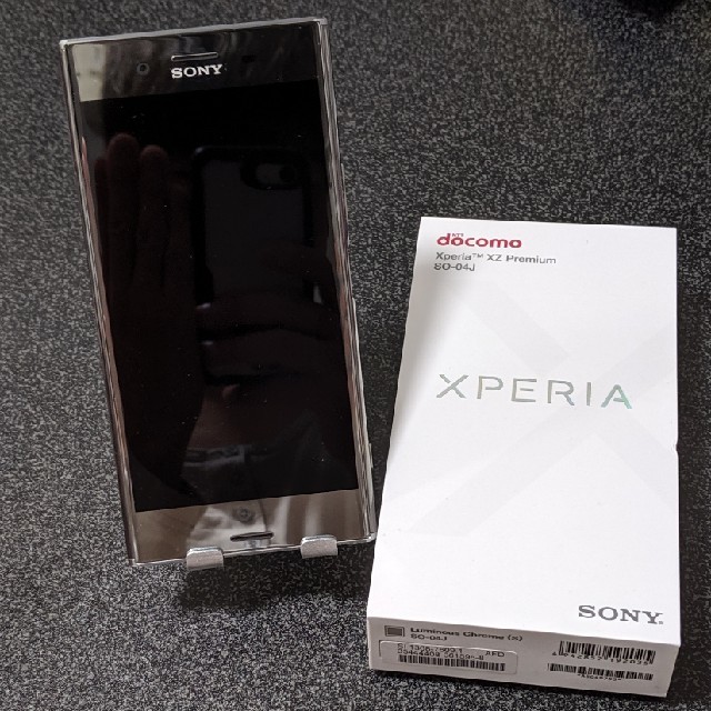 美品 SONY  Xperia XZ Premium SO-04J SIMフリースマートフォン/携帯電話