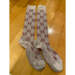 グッチ(Gucci)のGUCCI ラメハイソックス(ソックス)