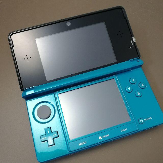 安心の整備済み！◆任天堂3DS 本体◆アクアブルー◆60