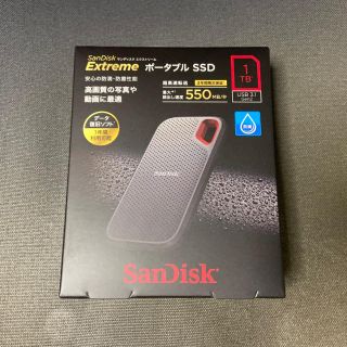 サンディスク(SanDisk)のSanDisk ExtremeポータブルSSD 1TB(PC周辺機器)