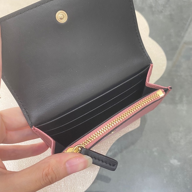 Smythson パナマ PANAMA ミニ財布 ピンク 折り財布 直販廉価 www.m