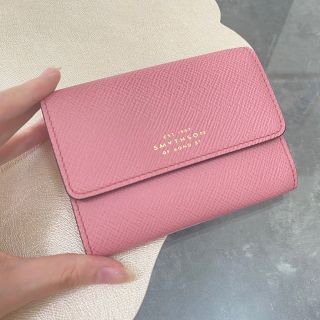 スマイソン／SMYTHSON 長財布 財布 ウォレット レディース 女性 女性用レザー 革 本革 ピンク  PANAMA MARSHALL TRVL WALLET パナマ マーシャル トラベルウォレット パスポートケース 小銭入れあり