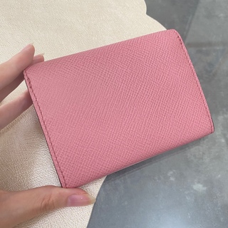 【新品】Smythson パナマ PANAMA ミニ財布 ピンク 折り財布