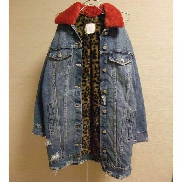 ZARA - ZARA 裏地レオパードフェイクファー オーバーサイズ ZARA - ZARA 裏地レオパードフェイクファー オーバーサイズ