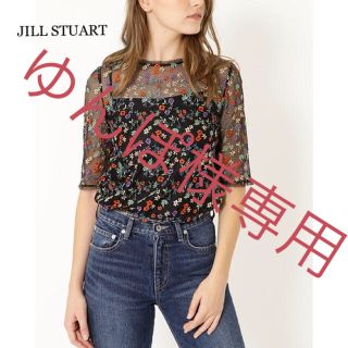 ジルスチュアート(JILLSTUART)のJILL STUART エンブロイダリーチュールブラウス(シャツ/ブラウス(半袖/袖なし))