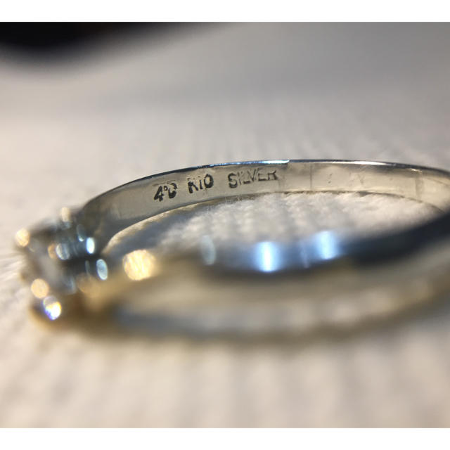4℃(ヨンドシー)のヨンドシー 4°c  アクアマリン リング ８号 レディースのアクセサリー(リング(指輪))の商品写真