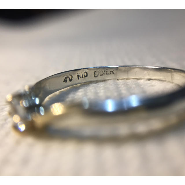 4℃ - ヨンドシー 4°c アクアマリン リング 8号の通販 by miya's 4℃ - ヨンドシー 4°c アクアマリン リング 8号の通販 by miya's
