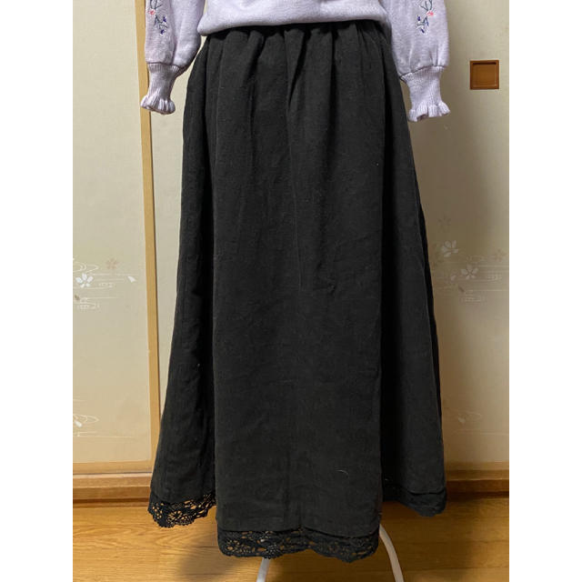 SM2(サマンサモスモス)のjunko さま　美品　SM2 サマンサモスモス　裾レーススカート レディースのスカート(ひざ丈スカート)の商品写真