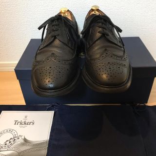 Trickers - Tricker's ロングウイングチップ UK8.5(廃盤)の通販 Trickers - Tricker's ロングウイングチップ UK8.5(廃盤)の通販