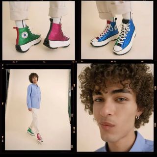 ジェイダブリューアンダーソン(J.W.ANDERSON)のJW anderson x converse RUN STAR HIKE hi(スニーカー)