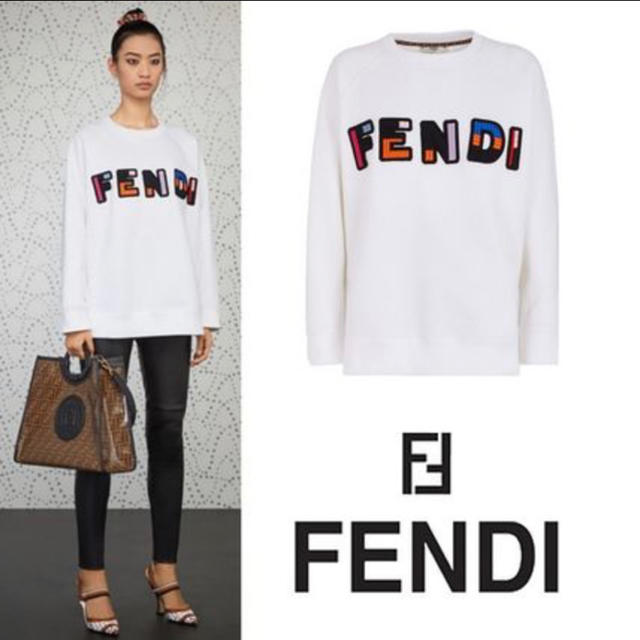 トップスFENDI ロゴトレーナー