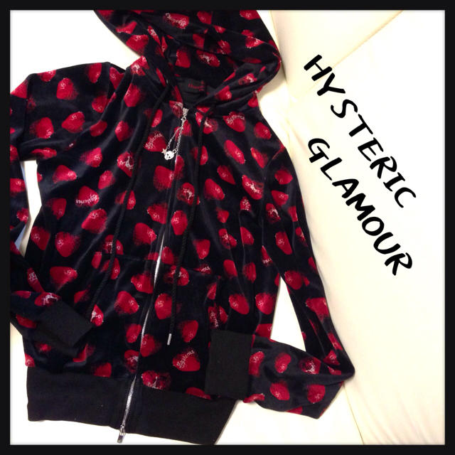 HYSTERIC GLAMOUR(ヒステリックグラマー)のヒス🍓スカルベリー🍓レア✨パーカー レディースのトップス(パーカー)の商品写真