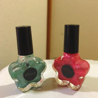 ミシャ(MISSHA)のMISSHA マニキュア2本セット‼️(マニキュア)