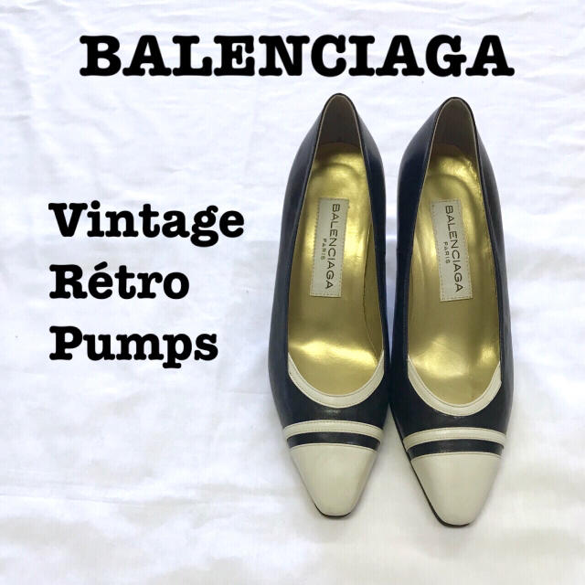 Balenciaga(バレンシアガ)の美品【 BALENCIAGA バレンシアガ 】 デザインパンプス デッドストック レディースの靴/シューズ(ハイヒール/パンプス)の商品写真