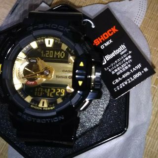 ジーショック(G-SHOCK)の【緊急値下げ】【未使用品1年保証】G-SHOCK GBA-400-1A9JF(腕時計(アナログ))