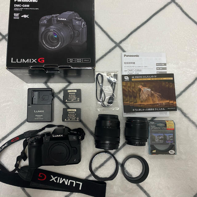 LUMIX G8 レンズセット+単焦点レンズカメラ