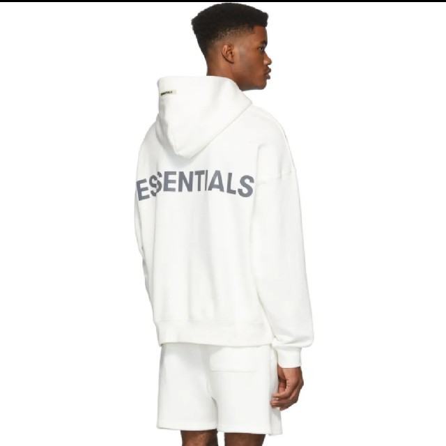 FOG essentials エッセンシャルズ パーカー ホワイト 白 Lサイズ www