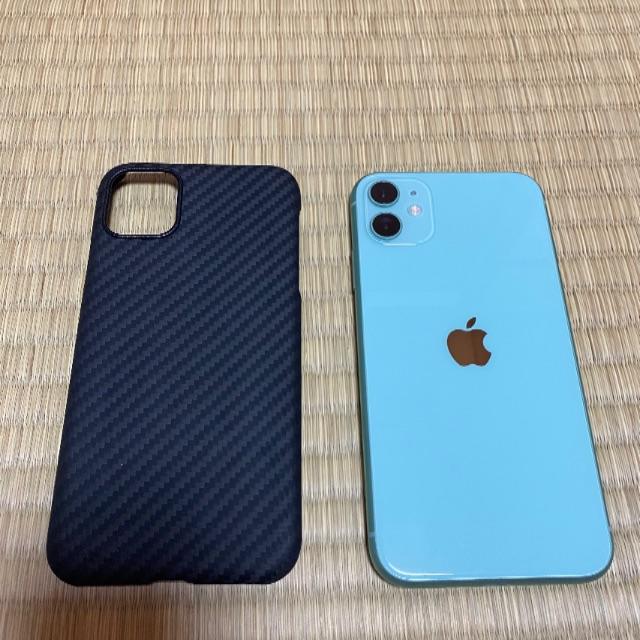 iphone11 128GB SIMフリー+ PITAKAケース