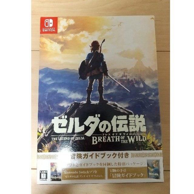 任天堂(ニンテンドウ)の【べー様専用】ゼルダの伝説 ブレス オブ ザ ワイルド  ※マップ無し  エンタメ/ホビーのゲームソフト/ゲーム機本体(家庭用ゲームソフト)の商品写真