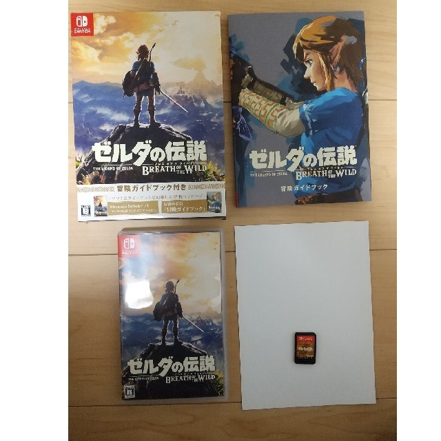 任天堂(ニンテンドウ)の【べー様専用】ゼルダの伝説 ブレス オブ ザ ワイルド  ※マップ無し  エンタメ/ホビーのゲームソフト/ゲーム機本体(家庭用ゲームソフト)の商品写真