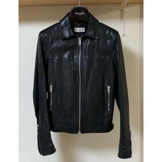 サンローラン(Saint Laurent)の15ssサンローランパリ　シングルライダース(ライダースジャケット)