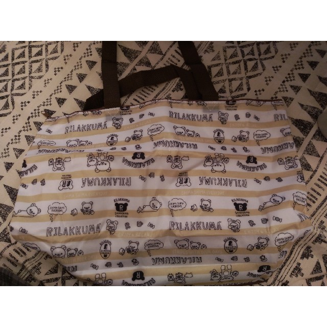 リラックマ保冷コンパクトバッグ レディースのバッグ(エコバッグ)の商品写真