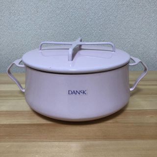 ダンスク(DANSK)のダンスク 両手鍋 18cm ピンク dansk コベンスタイル(鍋/フライパン)