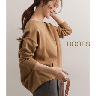 アーバンリサーチドアーズ(URBAN RESEARCH DOORS)の新品🍀今季 DOORS コットンバックタックプルオーバー(カットソー(長袖/七分))