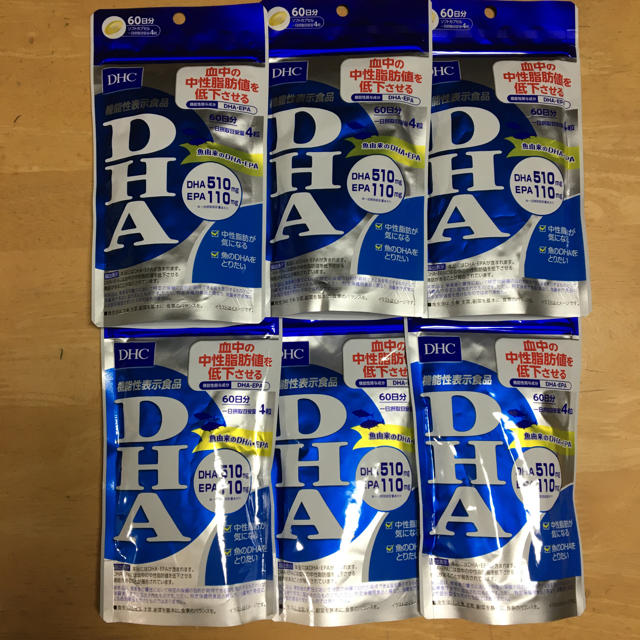 DHC DHA 240粒(60日分)  6袋食品/飲料/酒