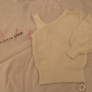 アリシアスタン(ALEXIA STAM)のアリシアスタン　ALEXIASTAM 新品　ニット(ニット/セーター)