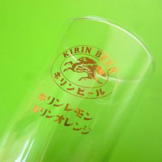 キリン(キリン)のキリンのグラス　金文字　レトロ(ノベルティグッズ)