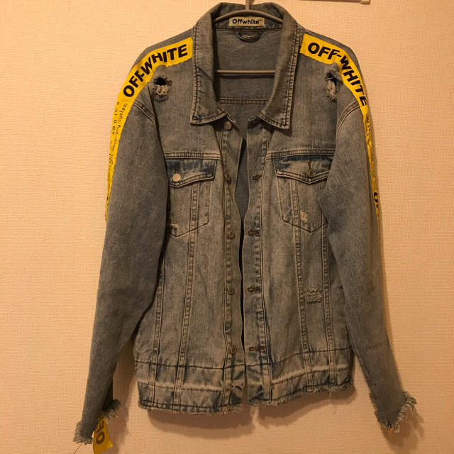 OFF-WHITE(オフホワイト)のOff-White パーカー Gジャン メンズのジャケット/アウター(Gジャン/デニムジャケット)の商品写真