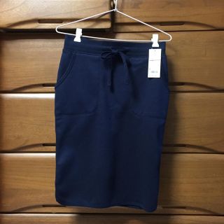 ユニクロ(UNIQLO)のボアスウェットスカート☆(ひざ丈スカート)