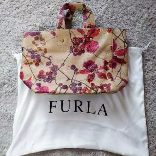 FURLA フルラ 未使用ニコライ コラボ 花柄 MUSA ムーザ トートバッグ