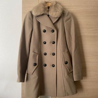 バーバリーブルーレーベル(BURBERRY BLUE LABEL)のきれいめ　ブルーレーベルクレストブリッジ　コート　36(ピーコート)