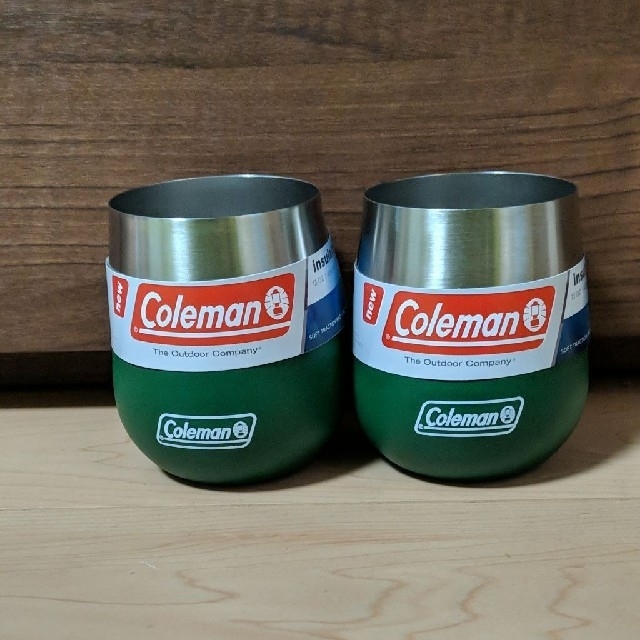 Coleman(コールマン)のコールマン　２個セット　保温保冷　ワイングラス　ステンレス製 スポーツ/アウトドアのアウトドア(食器)の商品写真